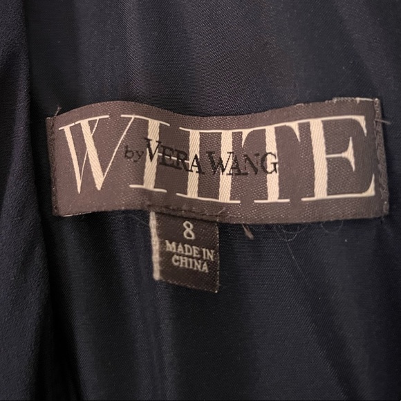 White by Vera Wang navy bridesmaid dress - Picture 4 of 6